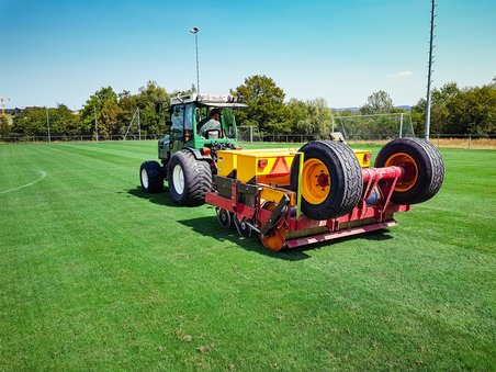 Nachsaat Rasen mit Vredo